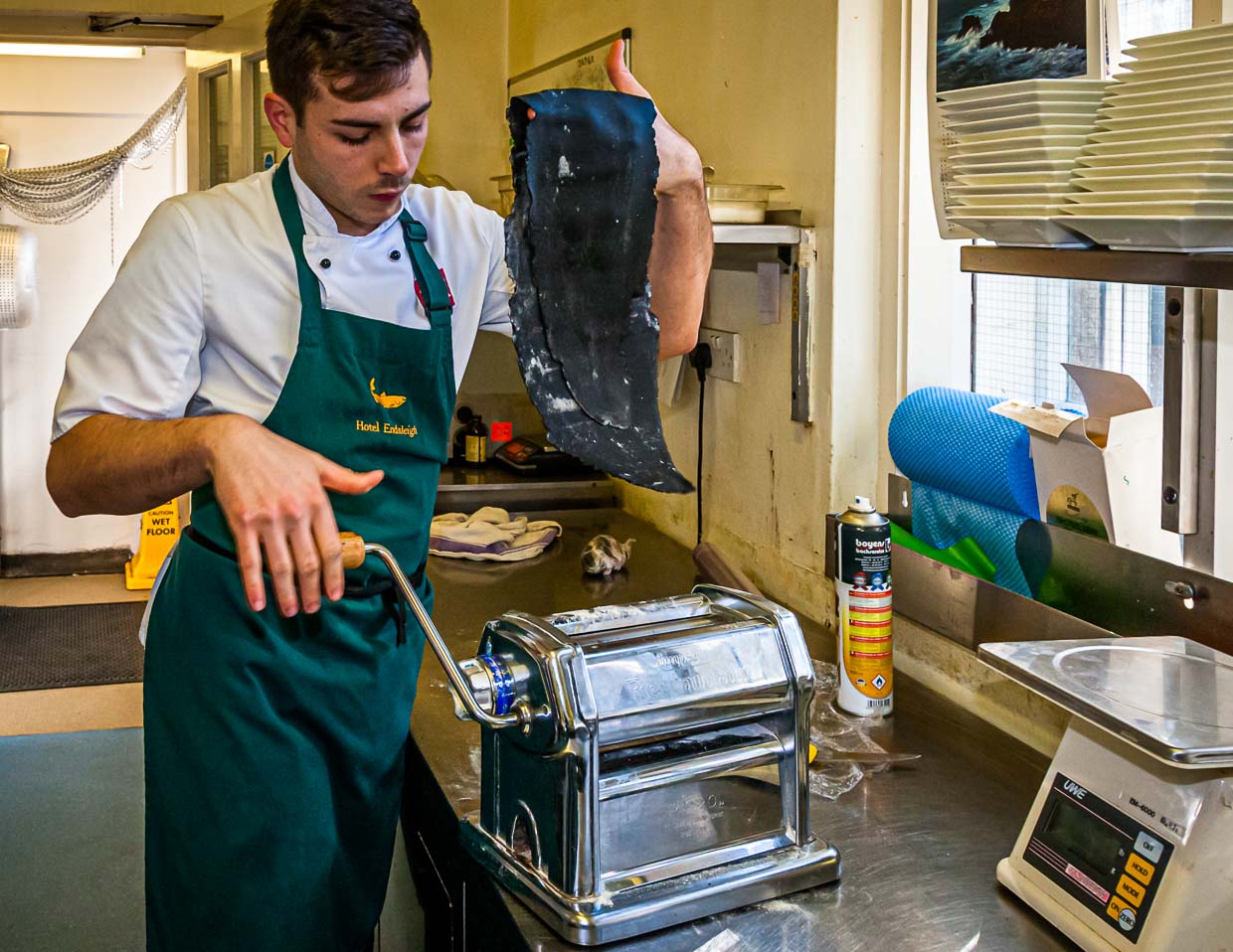 José Graziosi and the kitchen of Endsleigh TellerrandStories in English