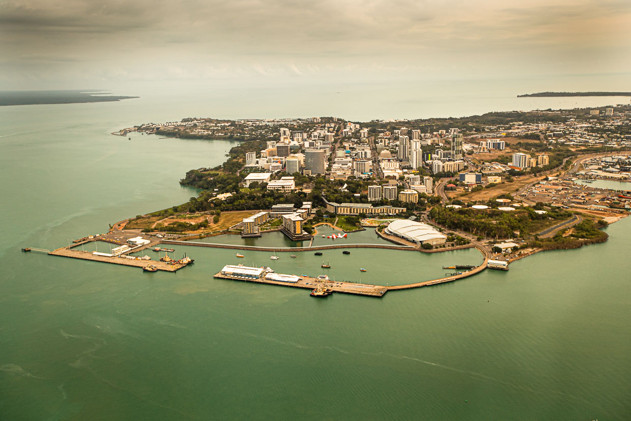Darwin, die Hauptstadt des Northern Territory ist nach einem Zwischenstopp in Singapur von Deutschland aus schneller zu erreichen als Sydney oder Melbourne / © Foto: Georg Berg