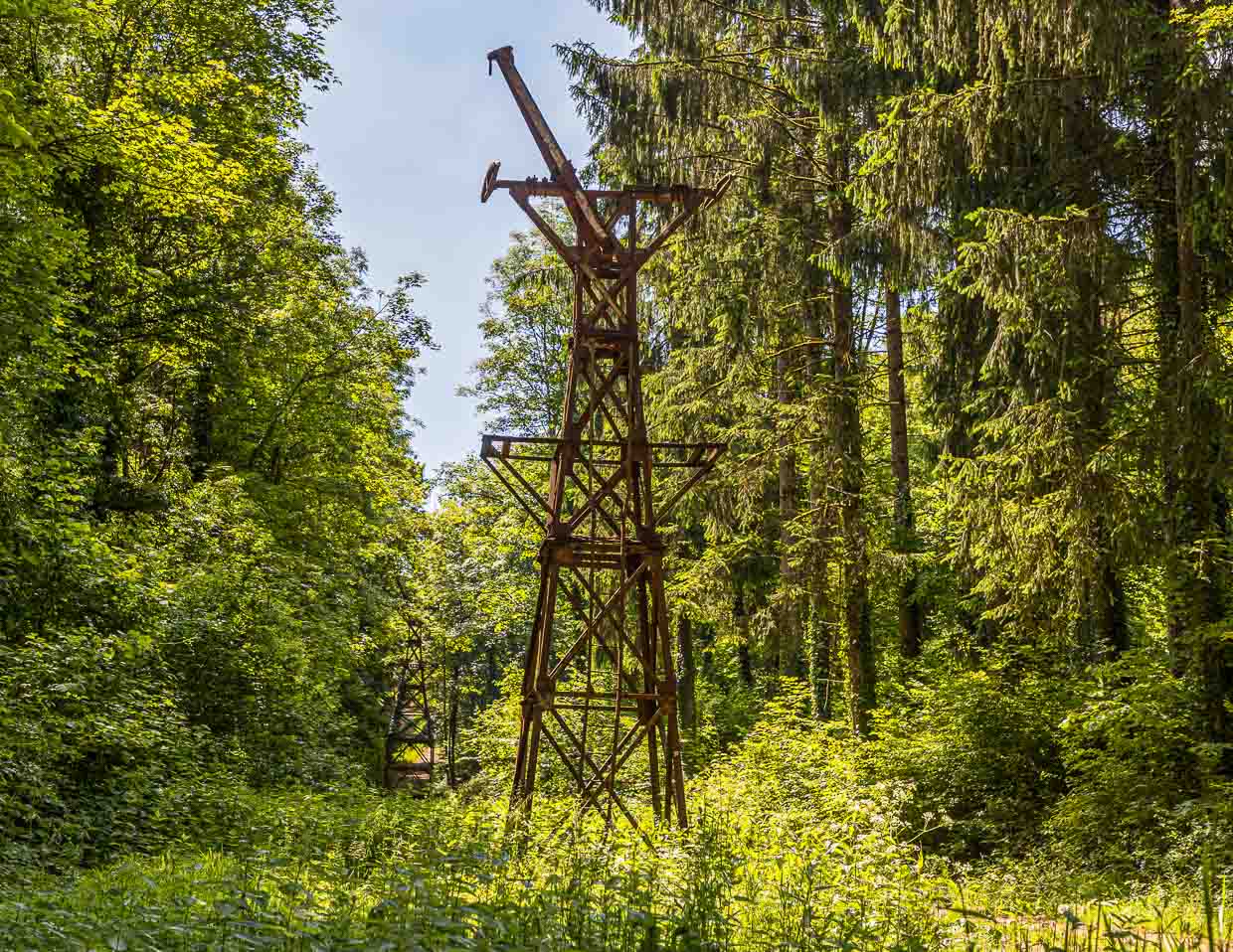 Auf dem Minett-Trail stößt man immer wieder auf Spuren des Industriezeitalters / © Foto: Georg Berg