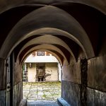 Hinterhof in der Altstadt von Saint Chamond, Frankreich / © Foto: Georg Berg