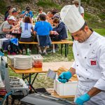 Wander-Marathon durch die Toskana. Sommer Picknick mit Koch in der Nähe von Montalcino / © Foto: Georg Berg