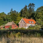 Villa Skovly in Hesselager, Blick vom Strand / © Foto: Georg Berg