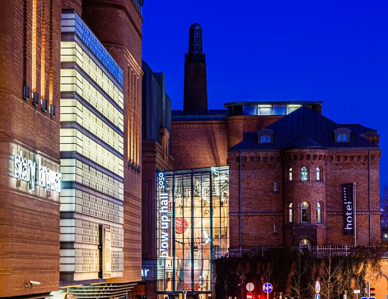 Hotel Blow-up Hall 5050 is located in the building of the old Stary Brewery in Poznan / © Photo: Georg Berg