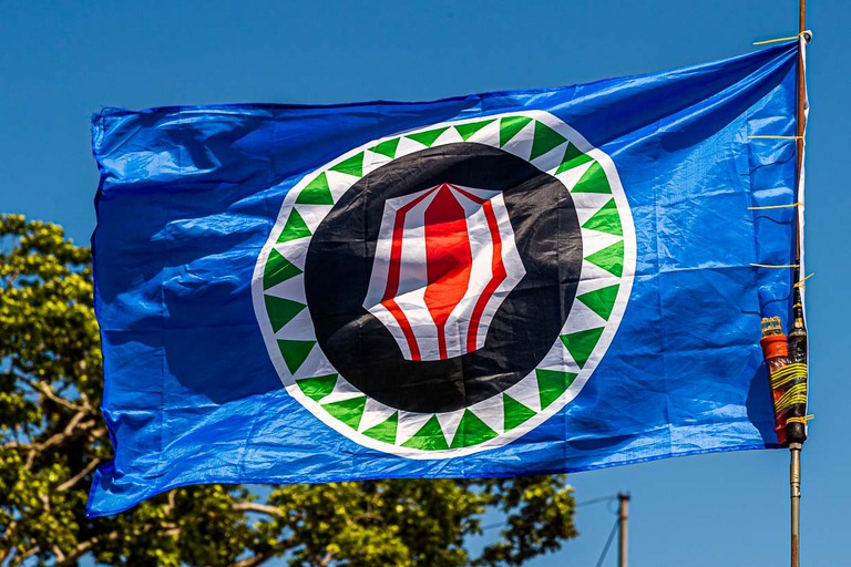 Flag of Bougainville / © Photo: Georg Berg