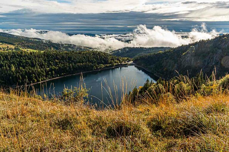 Hikes around the three lakes of Kaysersberg. Here at Lac Blanc / © Photo: Georg Berg