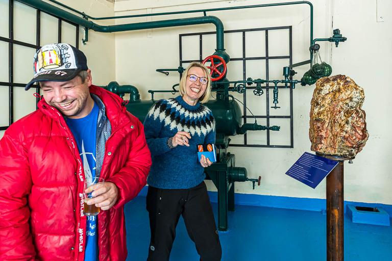 Marteinn Haraldson, owner of the Segull 67 brewery, is pleased with a successful prank. He just made up the fantastic story / © Photo: Georg Berg