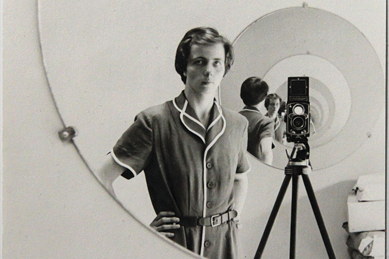 Self-portrait in round mirror © Vivian Maier, Courtesy of the Estate of Vivian Maier
